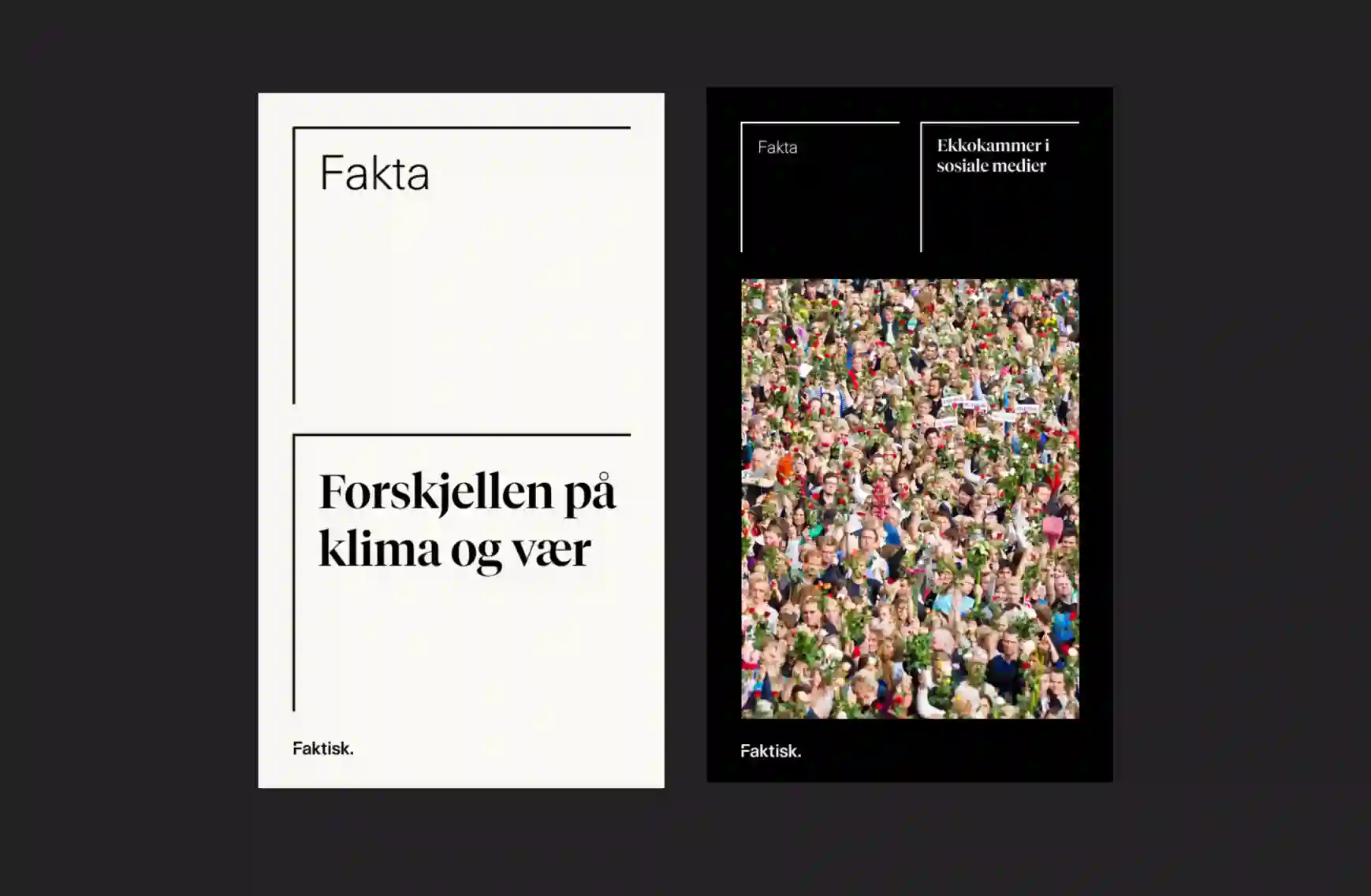 Skjermbilde fra profilen til faktisk