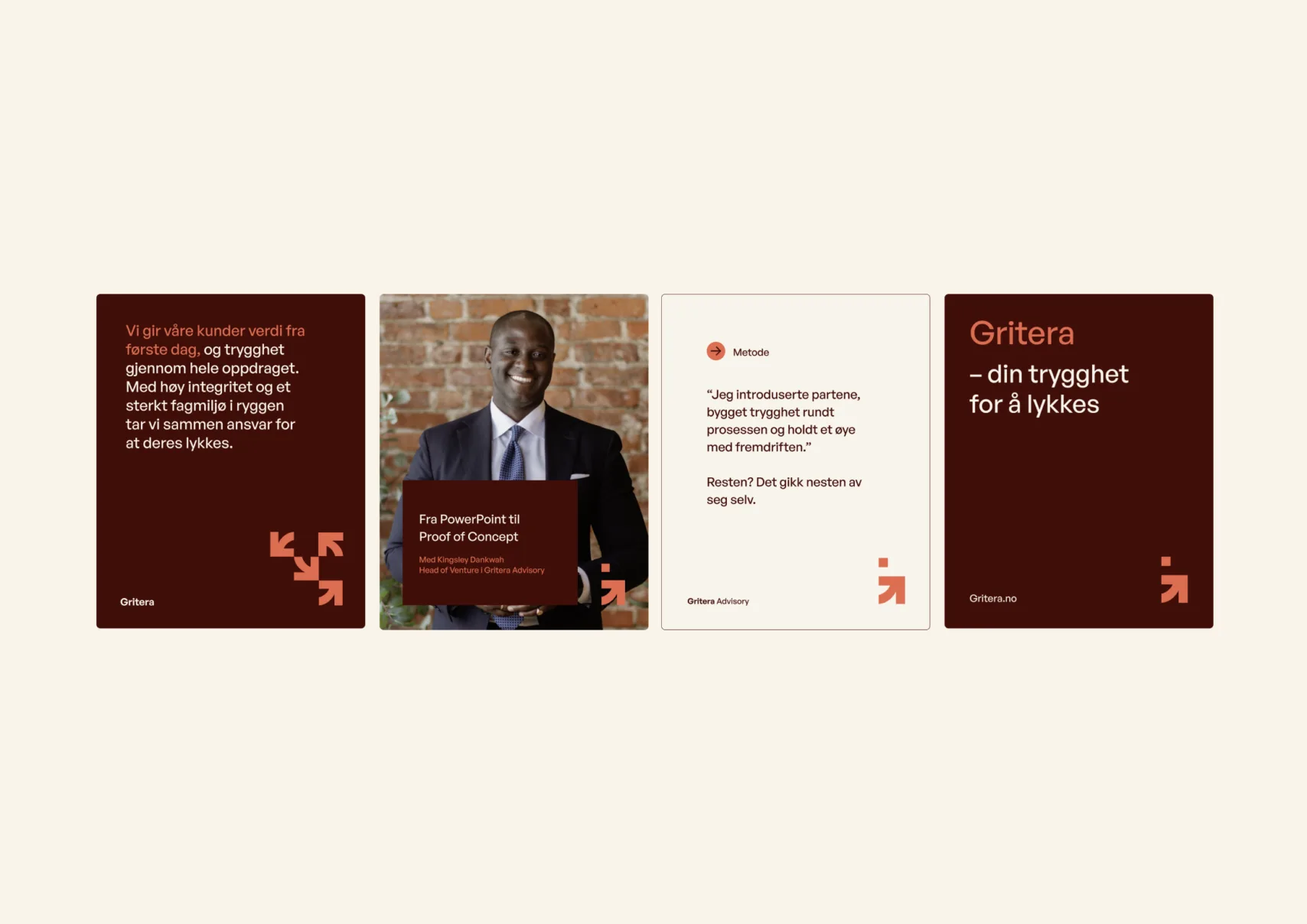 Gritera visuelt fremstilt